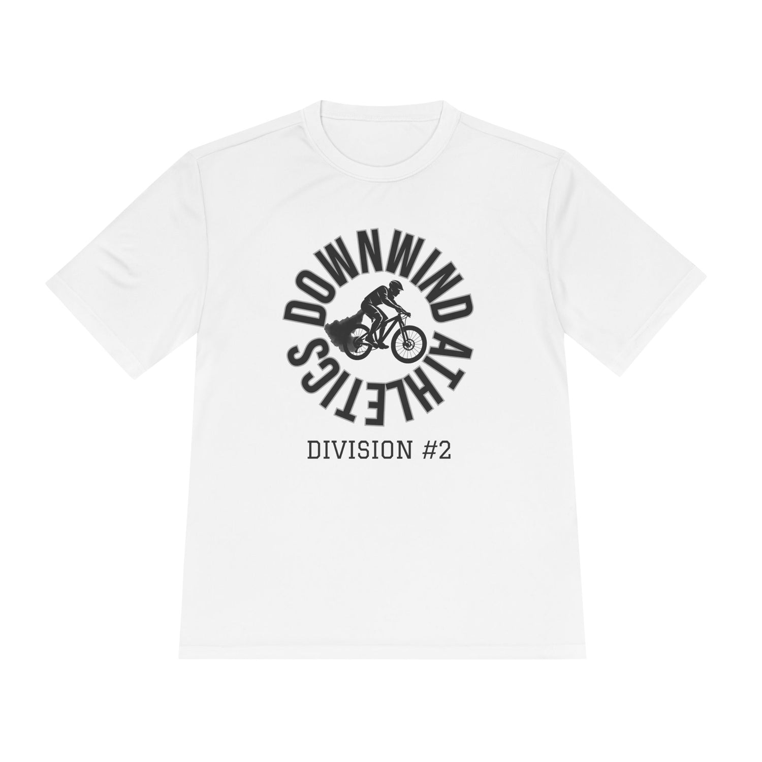 Downwind Athletics: Biking Edition, Unisex Moisture-Wicking Tee