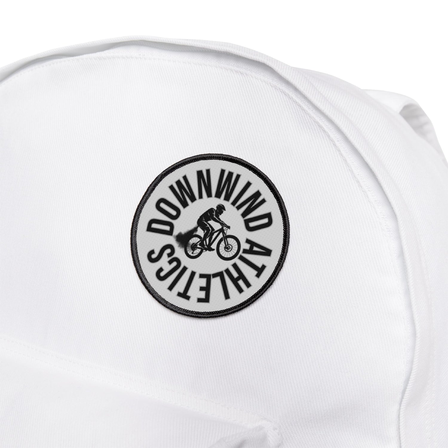 Downwind Athletics Iron-On Patch – Biking/Flatulence Champion Badge