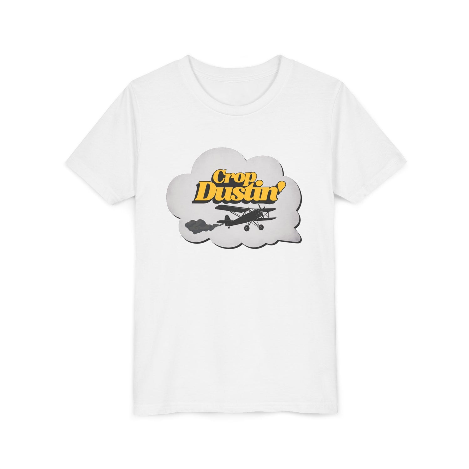 Crop Dusting Youth Tee - Fun Fart Joke Kids Shirt, Perfect Gag Gift for Kids - Kneeslappery.com