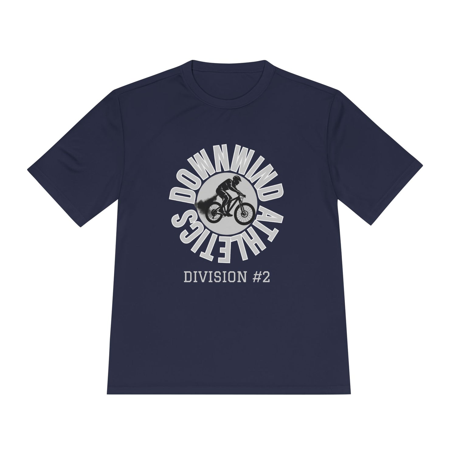 Downwind Athletics: Dark Biking Edition, Unisex Moisture-Wicking, Wind Breaking Tee