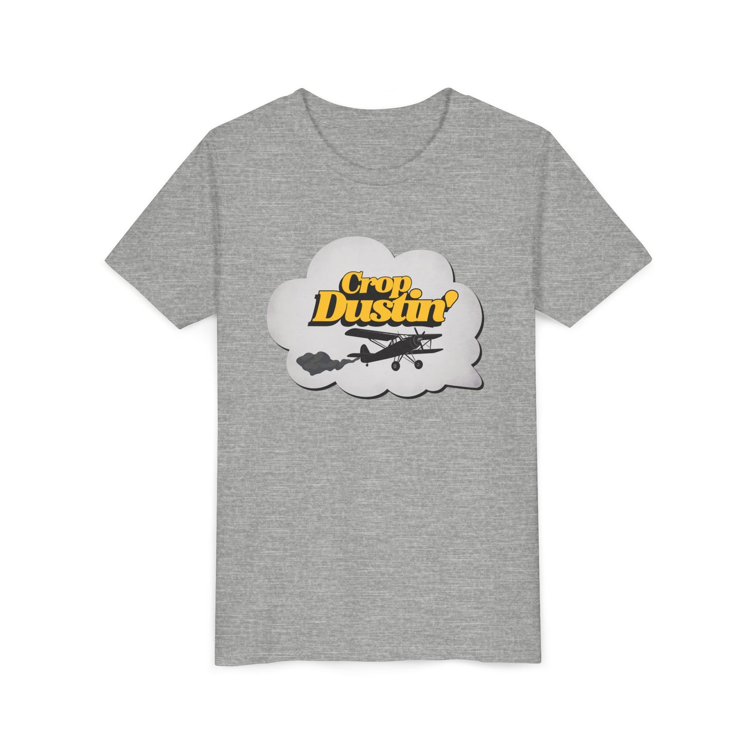 Crop Dusting Youth Tee - Fun Fart Joke Kids Shirt, Perfect Gag Gift for Kids - Kneeslappery.com