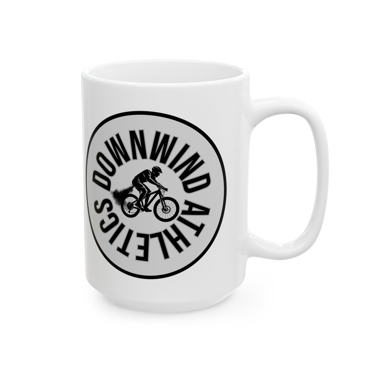 Downwind Athletics Coffee Mug: Biking Edition – The Wind Isn’t Just in Your Hair