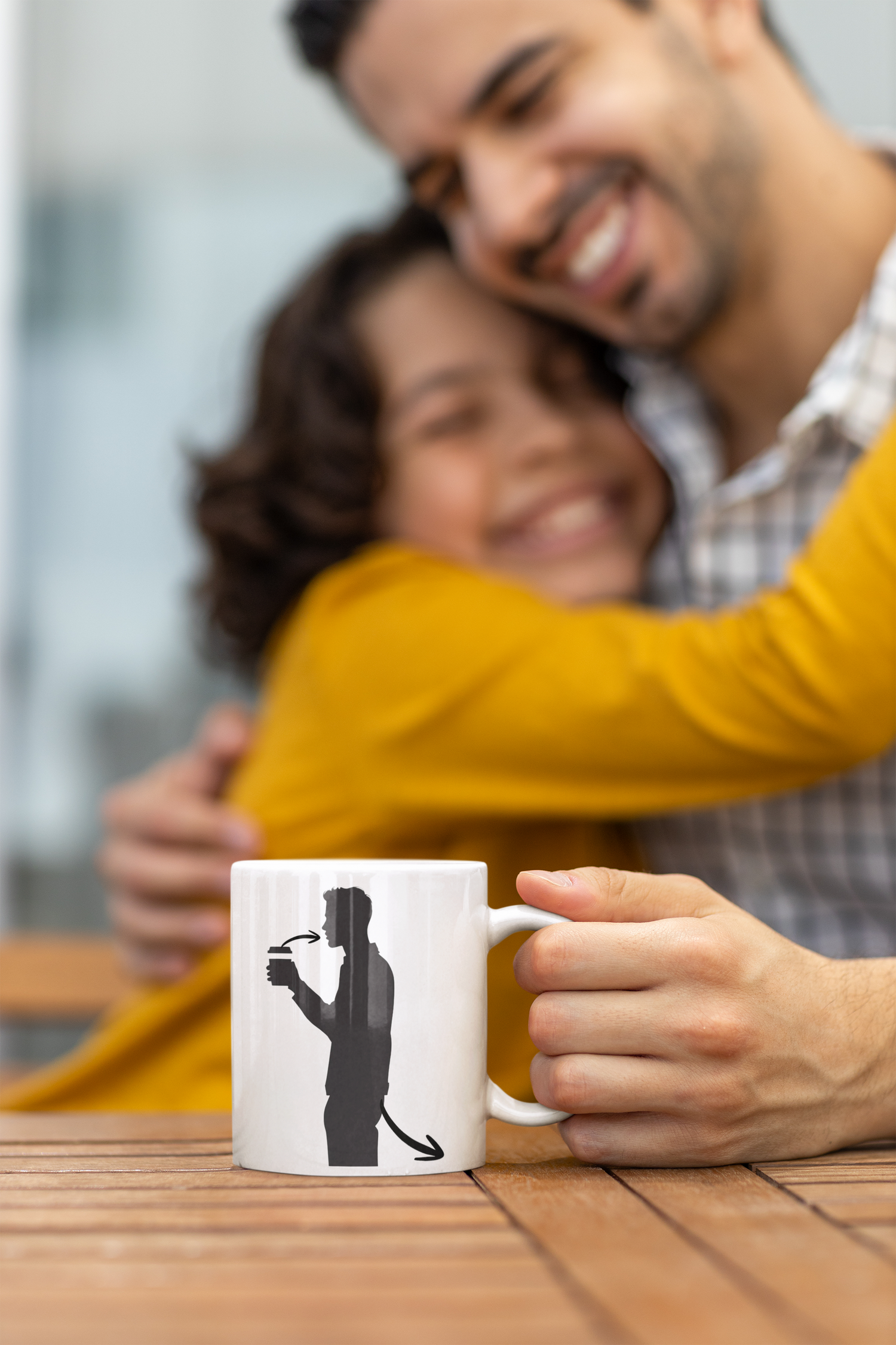 Brown In, Brown Out Funny Coffee Mug - Poop Joke