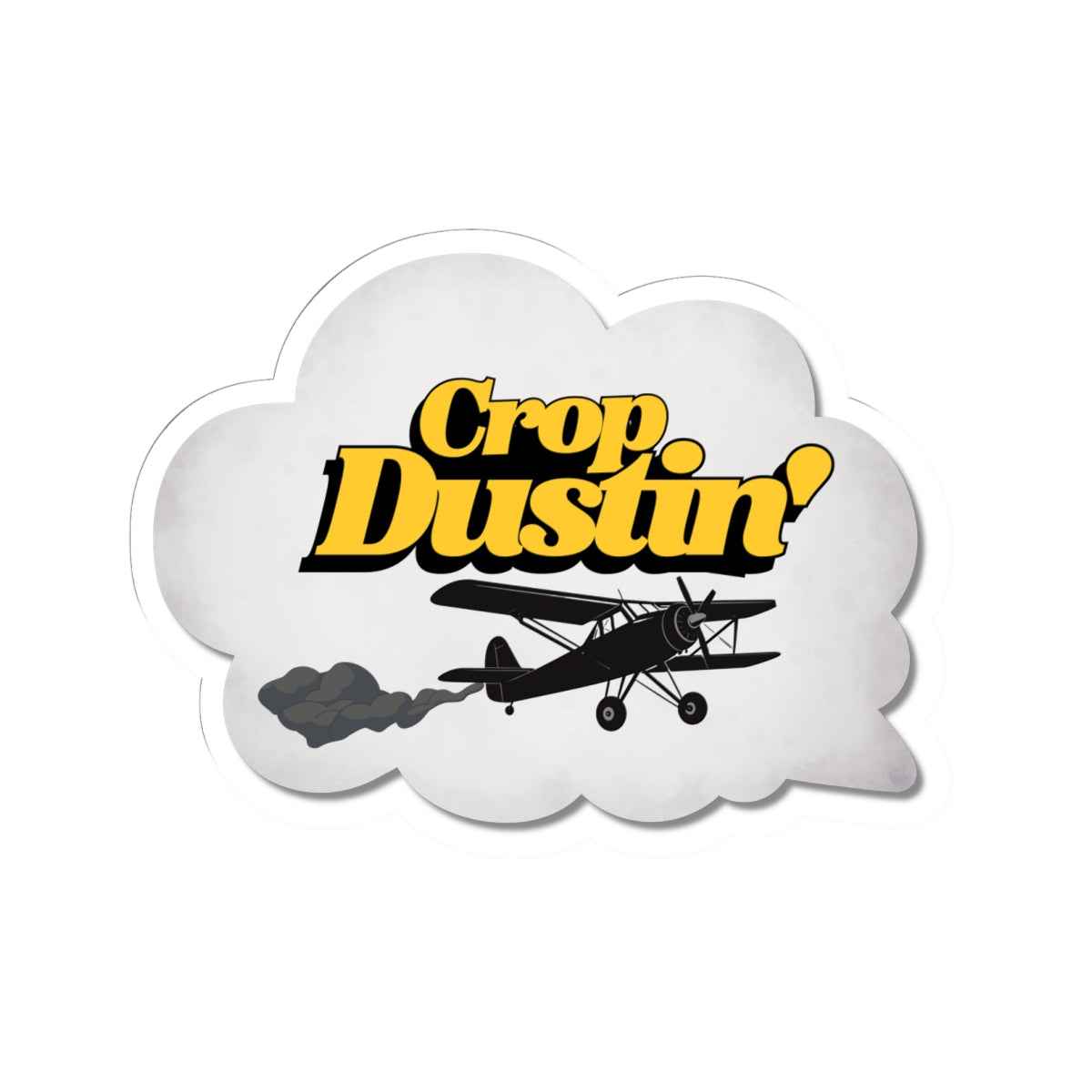 Crop Dusting Fart Joke Stickers