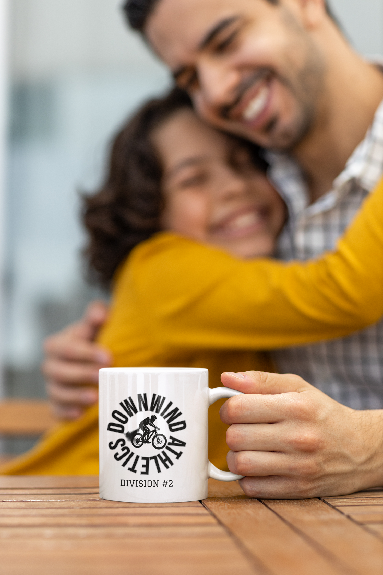 Downwind Athletics Coffee Mug: Biking Edition – The Wind Isn’t Just in Your Hair