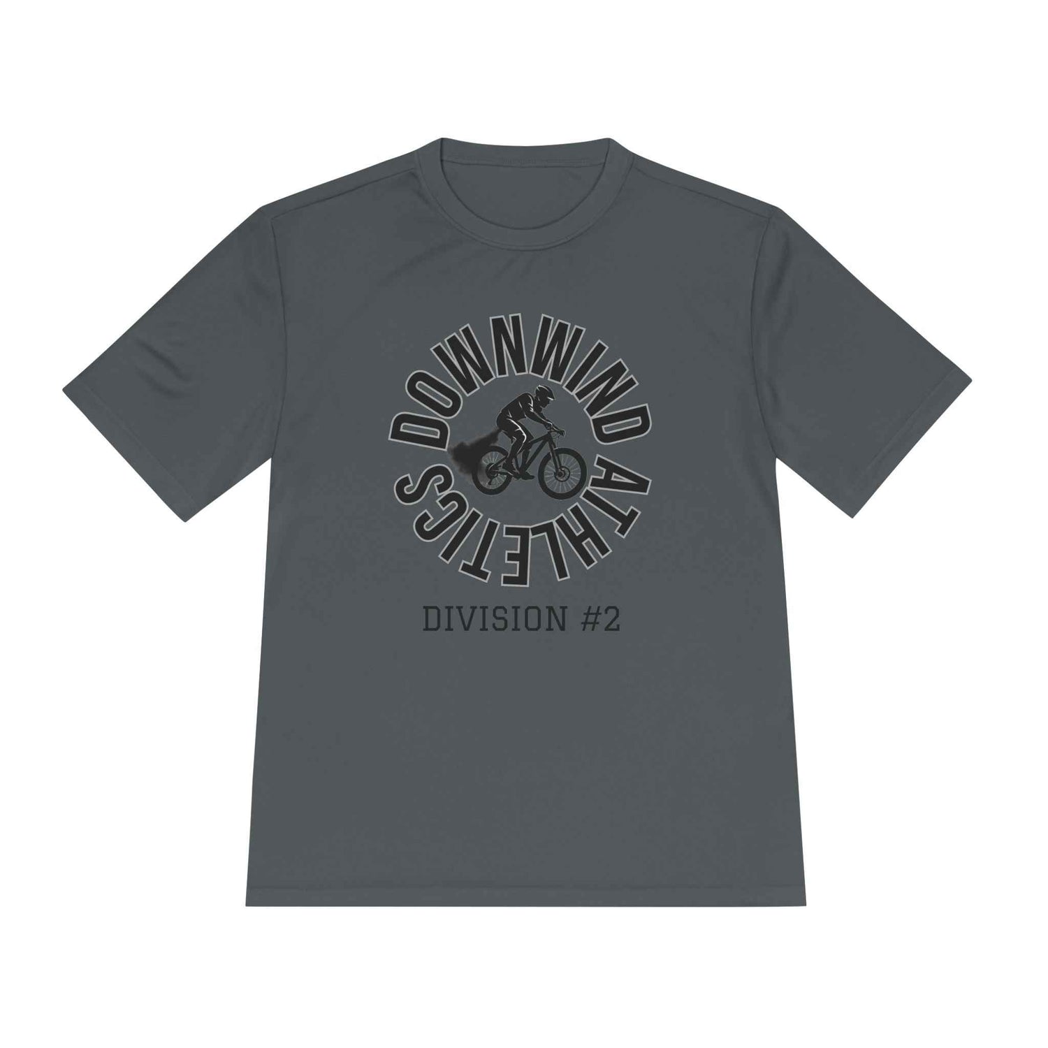 Downwind Athletics: Biking Edition, Unisex Moisture-Wicking Tee